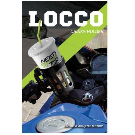 MODERN CUP HOLDER HOLDER BOTOL MINUM / CUP DRINK HOLDER / TEMPAT MINUM MOTOR LOCCO TGP PORTABLE