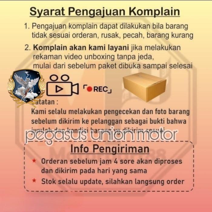 Paket Nap Gear Belakang + Karet Tromol Belakang + Bearing Nap Gear 6203 Supra X Lama Supra Fit Lama