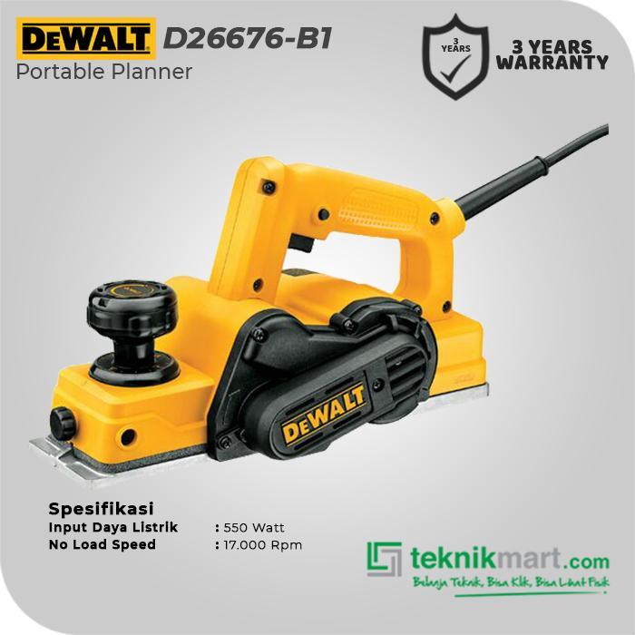 Dewalt Planner / Mesin Serut Kayu Listrik 550Watt D26676