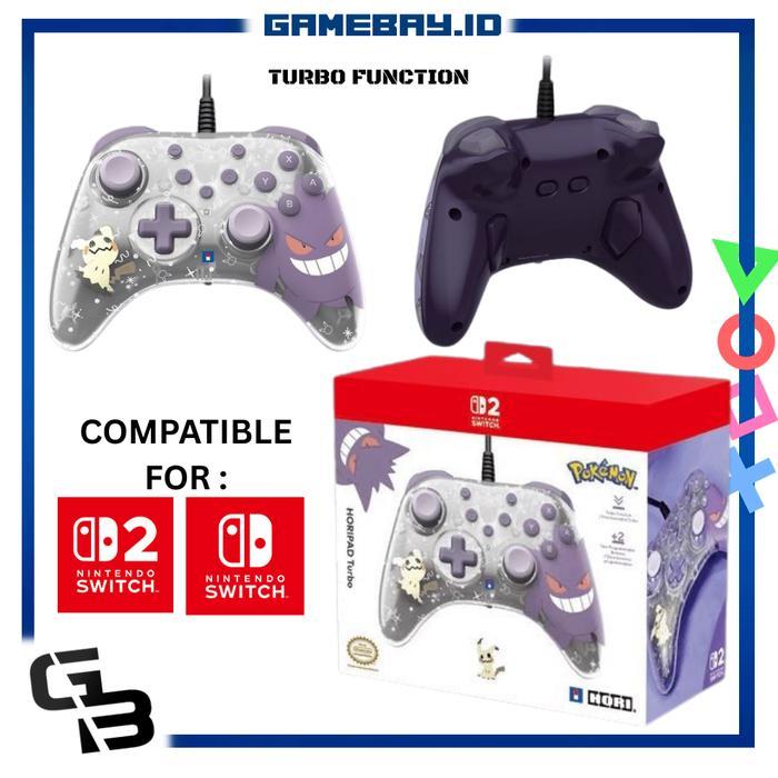 HORIPAD TURBO ( GENGAR & MIMIKYU ) FOR NINTENDO SWITCH 2 NSX-090U