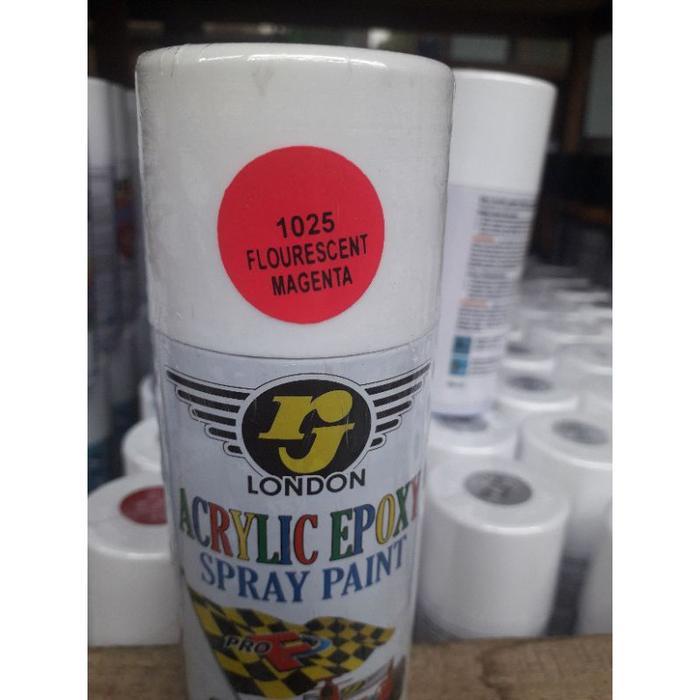 Pilok Pilox Cat Semprot Rj London Pink Merah Muda Stabilo Magenta Putih Metalik Mengkilap Doff Dop