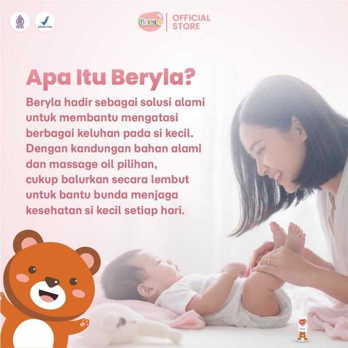Paket 4 Beryla Baby Oil Minyak Pijat Essential Oil Bayi 22Ml