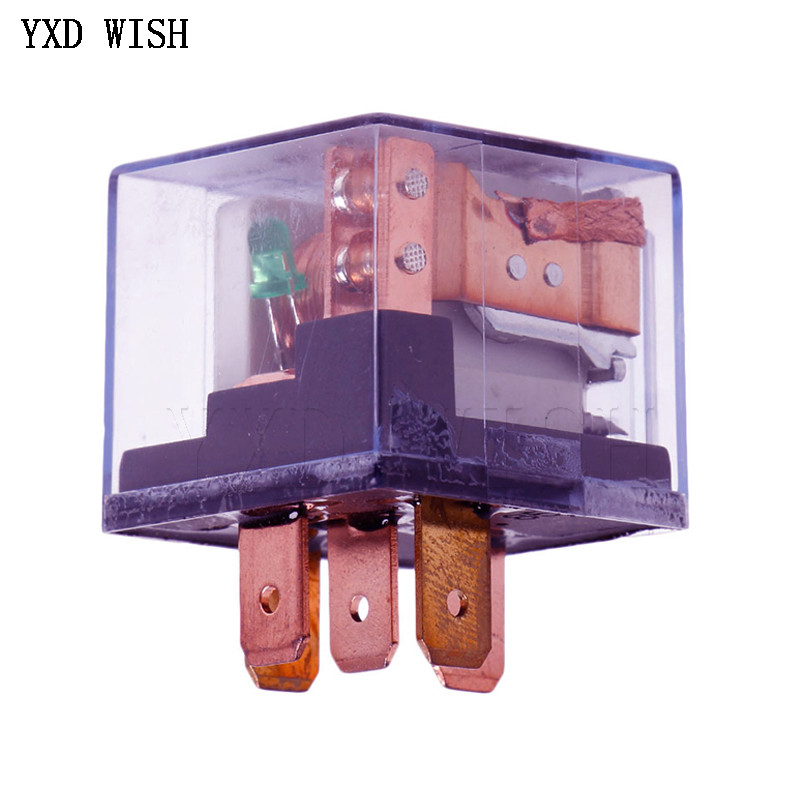 10PCS Waterproof Automotive Relay 12V 100A 5Pin SPDT Car Control Device Car Relays DC 24V 48V High