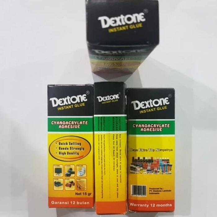 Lem Korea Lem Dextone Instan Glue Adhesive 1Dus 50Pc