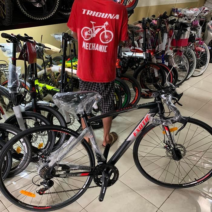 Sepeda Balap roadbike exotic black Limited Stock