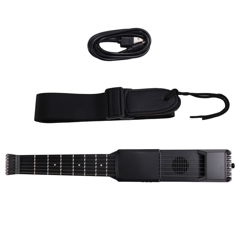 A51Q-Educational Mini Electronic Digital Guitar Smart Practice Stringed Instrument Pocket Chord