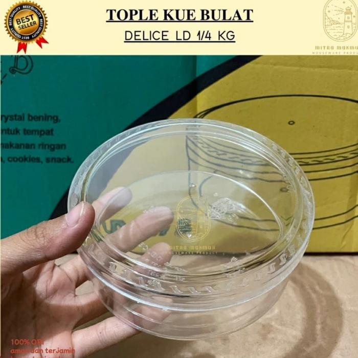 SIAPKIRIM ( SUS GOJEK ) Toples Plastik Mika Kue Kering ce 1/4 Kg ( 250gr ) READY STOCK