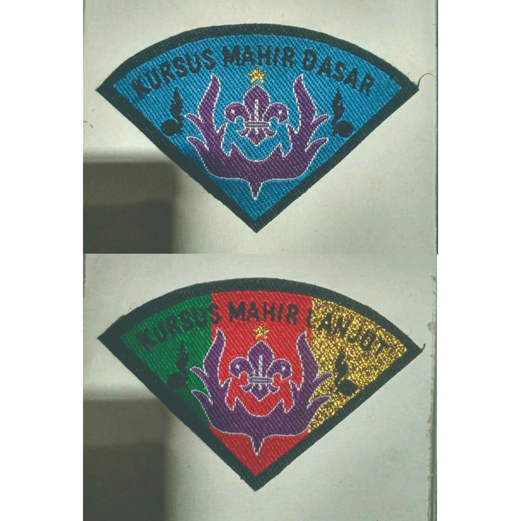SIAPKIRIM Badge Bet Pramuka KMD KML Woven V READY STOCK