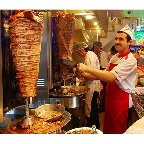 Vertical Gas Orr Electric Barbecue Grill Machine Shawarma Grill