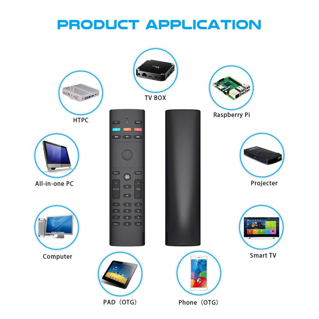 VONTAR G40S Voice Remote Control Air Mouse Wireless Mini Kyeboard with IR Learning for Android TV