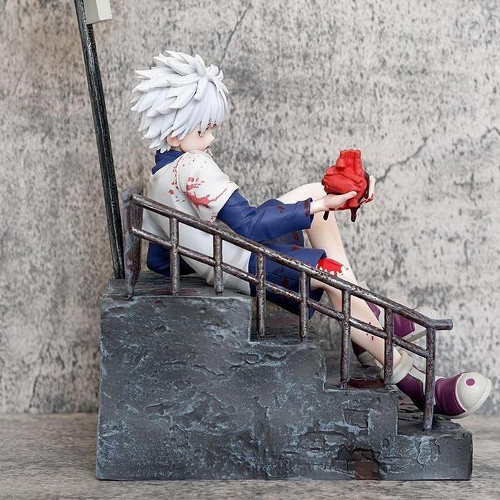 Top Killua Zoldyck Red Stone Hunter X Hunter 34cm Action Figure PVC D-FGA421