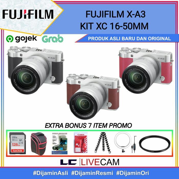 FUJIFILM X-A3 KIT 16-50MM XC / KAMERA FUJIFILM X-A3 KIT XC 16-50MM - BODY ONLY