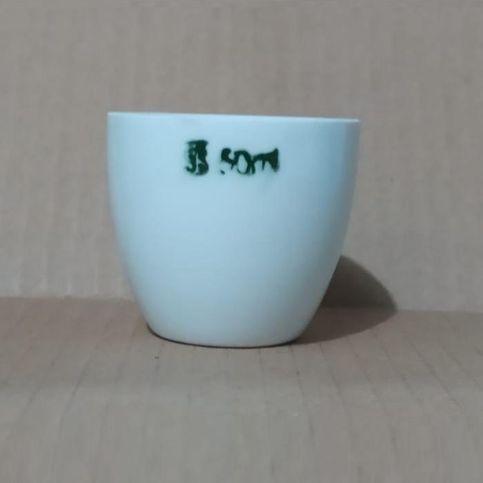 JTTOP" CRUCIBLE PORCELAIN 50 ML CAWAN KRUSIBEL PORSELIN CAWAN PORSELIN