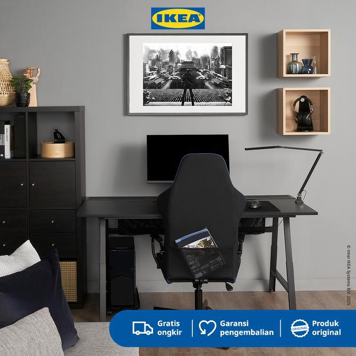 Ikea Utespelare Meja Gaming / Kerja Minimalis Hitam 160X80 Cm