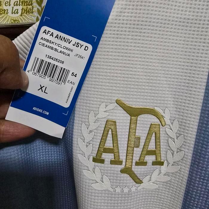 Terbaik Best Quality 100% Original Jersey Adidas Argentina Afa Anniversary Jsy Jf2641 Original 100%