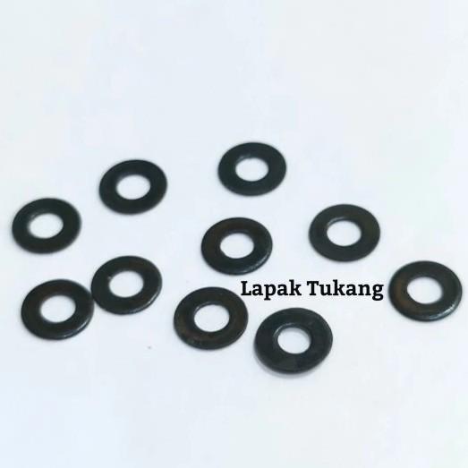 Ring Plat M4X9 Black Stainless 304 Ring M4 Hitam Murah!