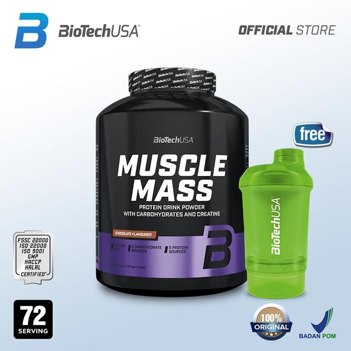 ASLI BiotechUSA - Muscle Mass Gainer 4 Gram Diet Support READY STOCK