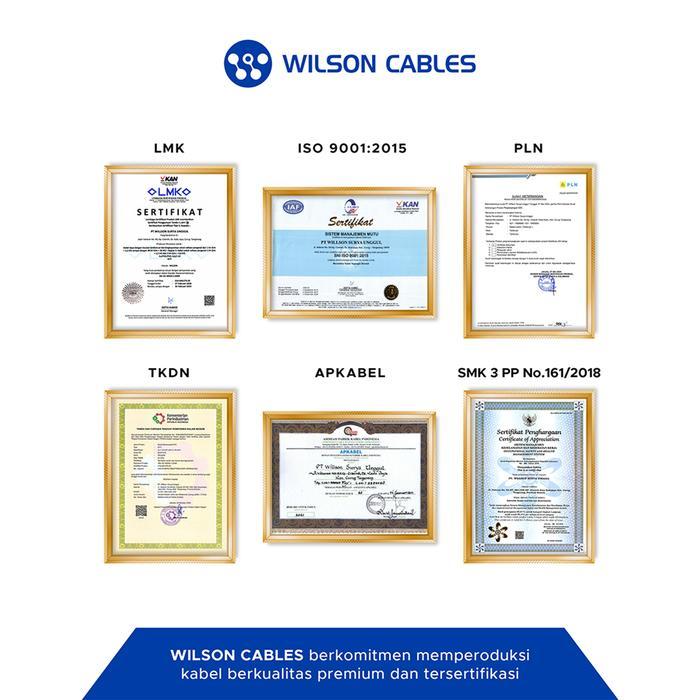 Wilson Cables - NYY 2x2.5 mm 50 Meter - Kabel Tembaga Kawat