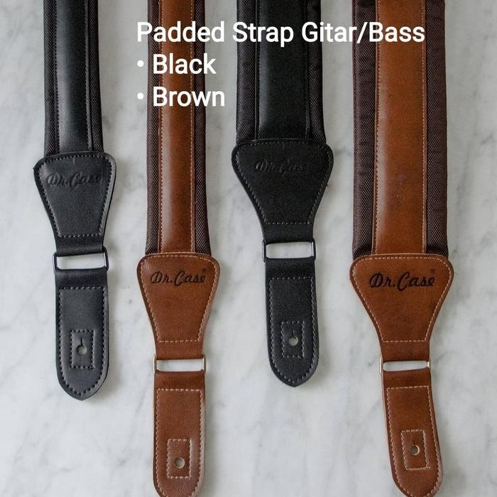 Strap Gitar Dr Case Padded Strap Bass Tebal Bagus Dr Case Portage 2.0 Dr.Case Padded Bass Strap