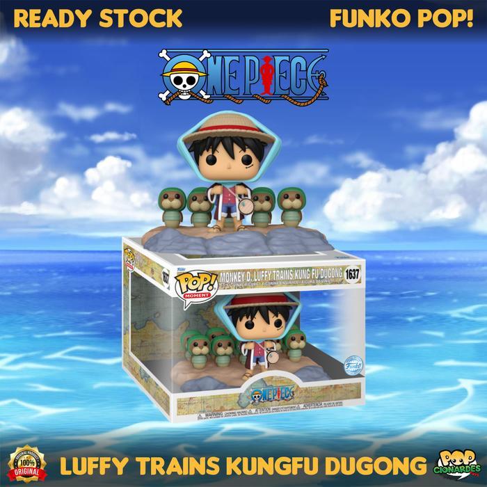 Funko POP Anime - One Piece - Monkey D. Luffy Trains Kung Fu Dugong 1637 Ready