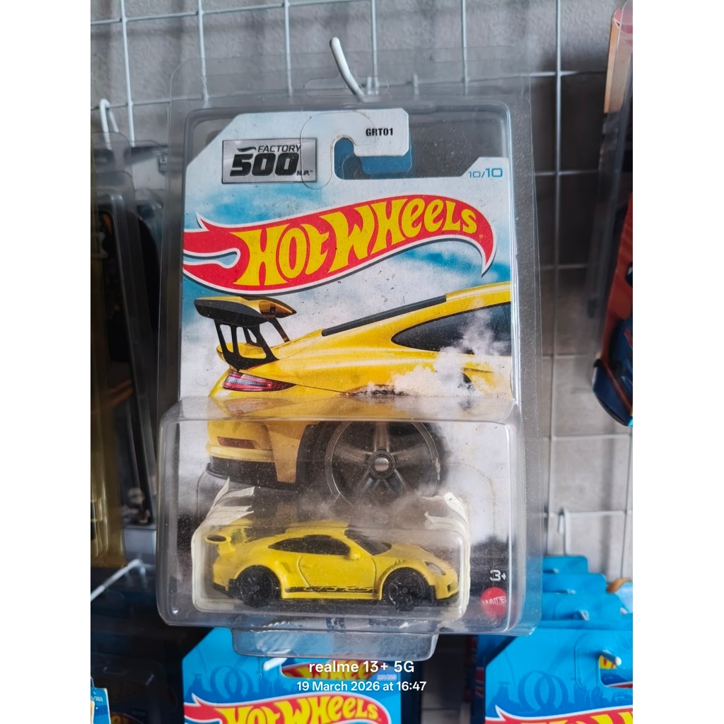 Hotwheels Porsche 911 GT3 Rs 500 HP Kuning