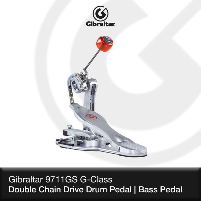 Gibraltar 9711GS G-Class Double Chain Drive Drum Pedal Bass Pedal