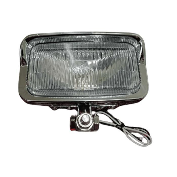 Foglamp Retro . Lampu Chopper . Lampu Kotak Classic Import . Headlamp Motor Custom Motorcycle