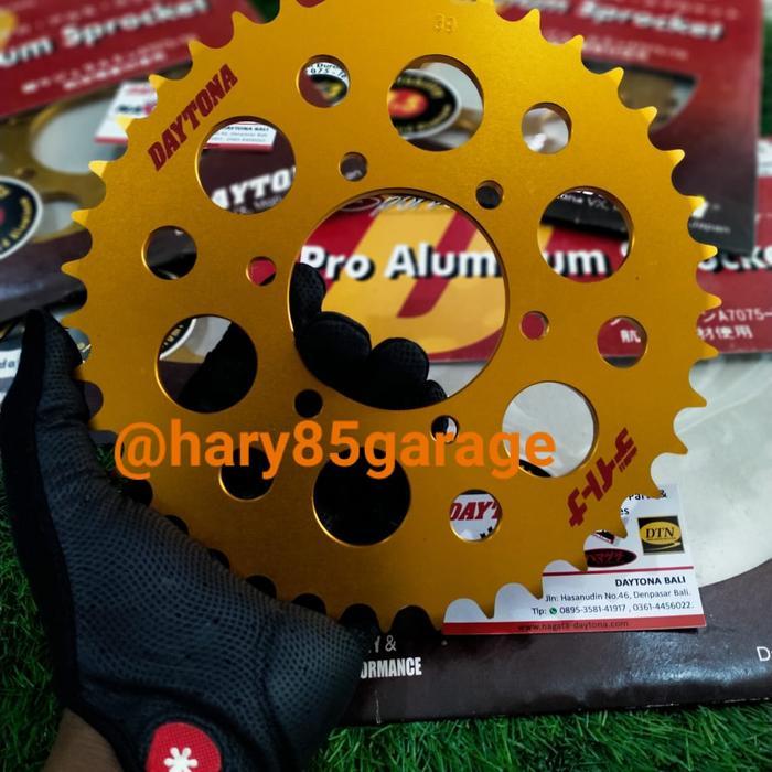 Gear Gir Ninja150Rr Daytona Duralumin Std 520-39T Original Japan