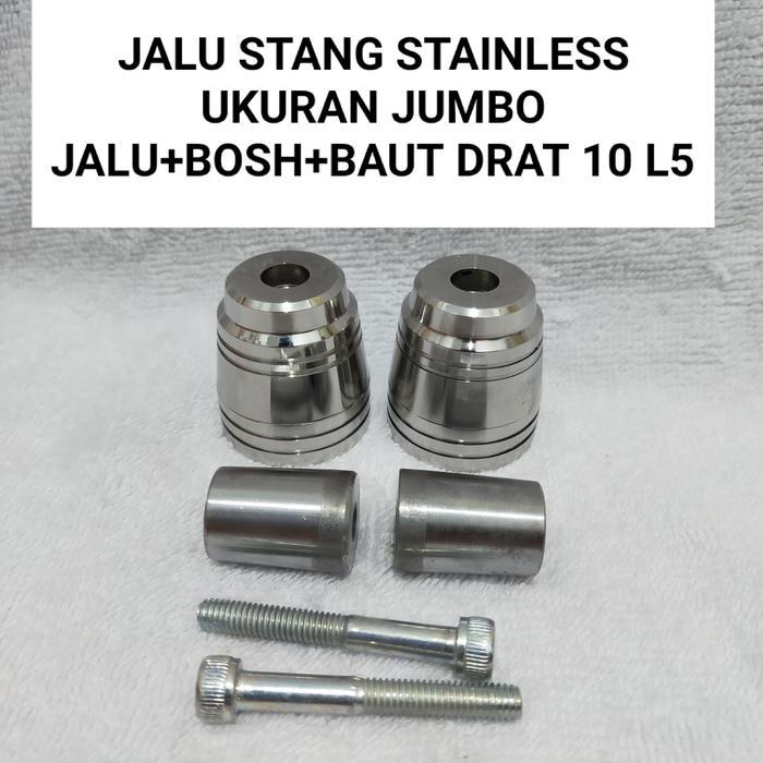 Ready jalu stang stainless cbr 150R cb 150R bandul stang stainless cbr cb Motor Motorcycle