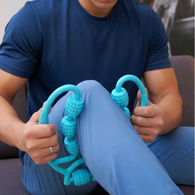 Promo Roller Pijat/ Pijit Betis 9 Roda-Alat Pijat Manual Pria,Wanita Facial & Badan Terapi Kesehatan