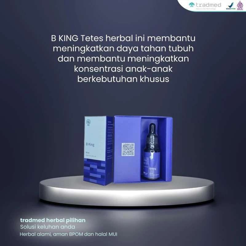 B KING Brainking Plus Bigking Nutrisi Otak [Original/ 2 Botol/ 20 mL]