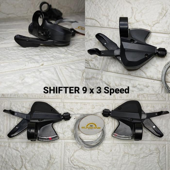 Shifter 9 x 3 Speed RRT Sepeda MTB Federal