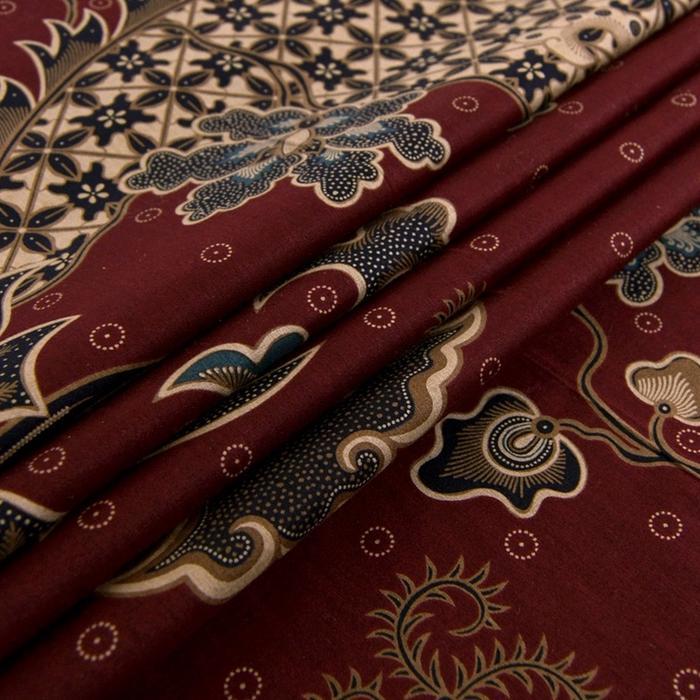 Enzy Batik Kain Batik Anargya - Maroon