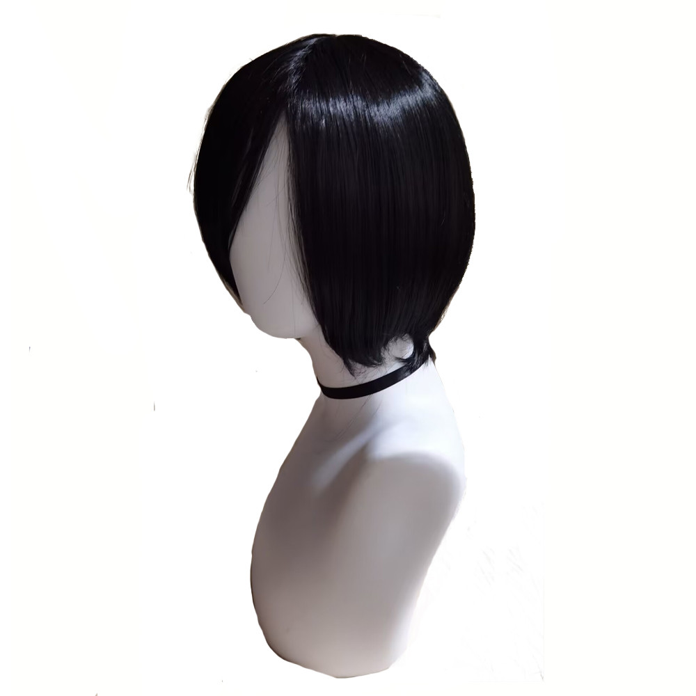 Ada Wong Cosplay Wig Womenshort Black Wig Cosplay Anime Cosplay Wigs Heat Resistant Synthetic