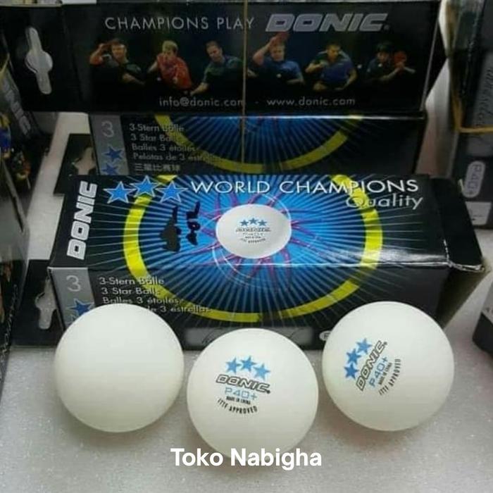 BOLA PINGPONG DONIC P40+ ORIGINAL
