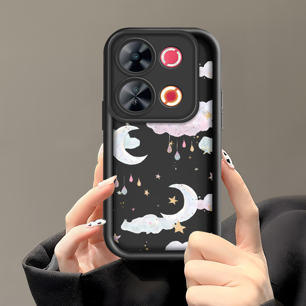 Softcase Phone Case For Itel P65 Fashion Tren Minimalis Wanita Soft Casing Ponsel Untuk Kesing Handp