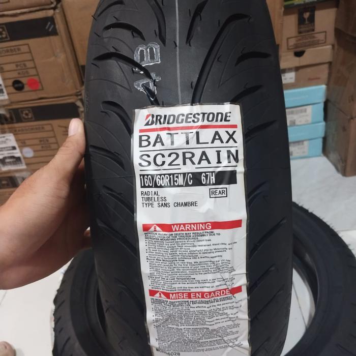Ban Luar Battlax Sc 2 Rain Uk 160/60-15