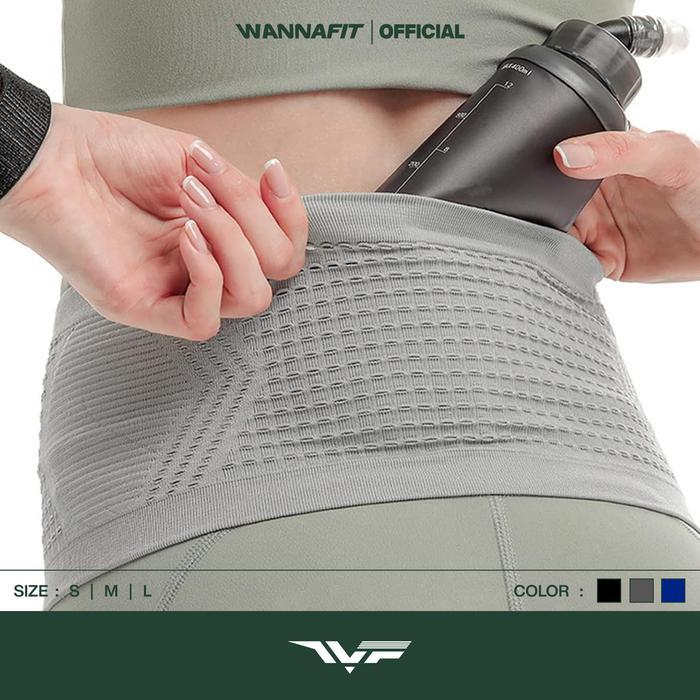 WANNAFIT TAS PINGGANG ELASTIS MULTIFUNGSI OLAHRAGA PRIA WANITA AKSESORIS OLAHRAGA