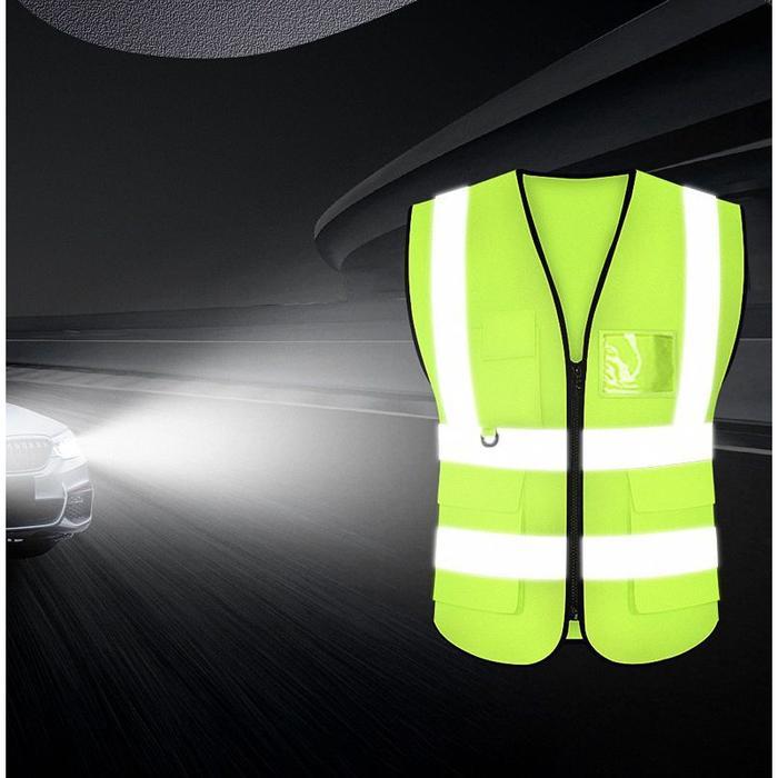 "New" Rompi Safety Polyster Safety Vest Rompi Safety Proyek Rompi Safety Proyek Lapangan Proyek