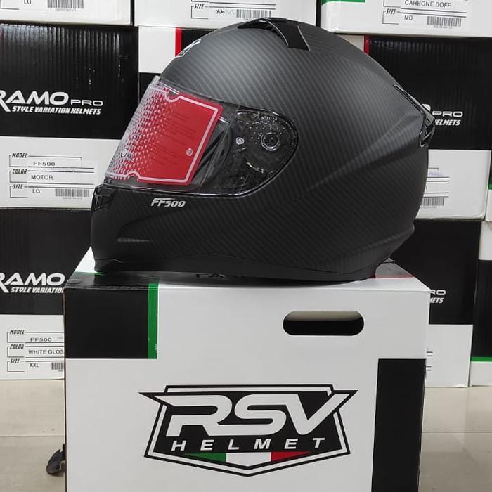 Helm Rsv Ff500 Motif Carbon Gprahic Doff Fullface