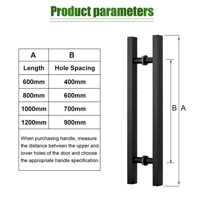 Handle Gagang Pintu Kaca Tarikan Pintu Minimalis 60-120Cm High Quality Product