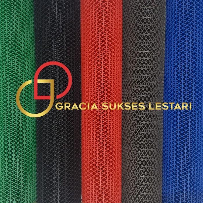 Premium Keset Karpet Karet Pvc Anti Slip Roll - Jaring Original