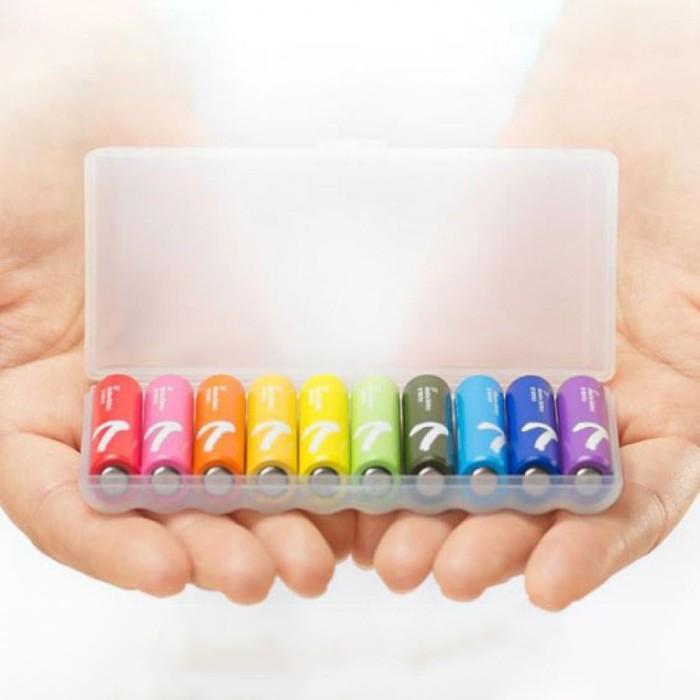 SET 10 PCS BATU BATRE BATERAI ALKALINE AAA NON RECHARGEABLE WITH KOTAK