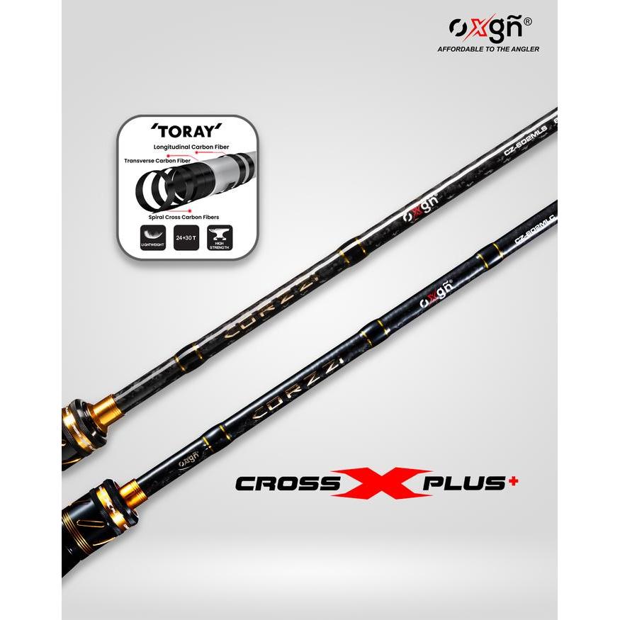 Joran Pancing Oxgn Corzzi 602 I 8-17 Lb I Spinning & Bait Casting