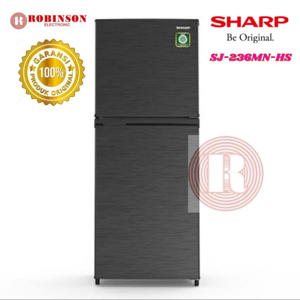 SHARP KULKAS 2 PINTU LOW WATT - SJ-236MN-HS (MEDAN)