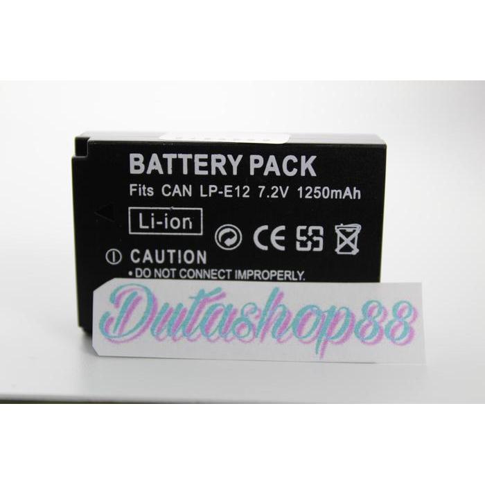 Baterai Canon Lp-E12 For Canon Eos M - Eos M2 - Eos M10 - Eos 100D