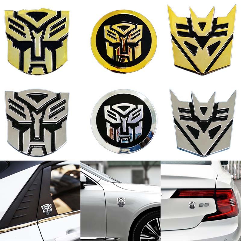 BESTPRICE Hasbro Transformers 3D Car Stickers Anime Creative Bumper Window Laptop Sticker Pack Exter