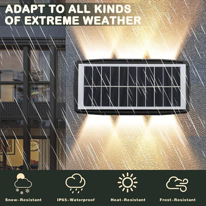 RGB color lightWarm Solar Light Outdoor Motion Sensor Solar Light Waterproof Solar LED Garden Lamp