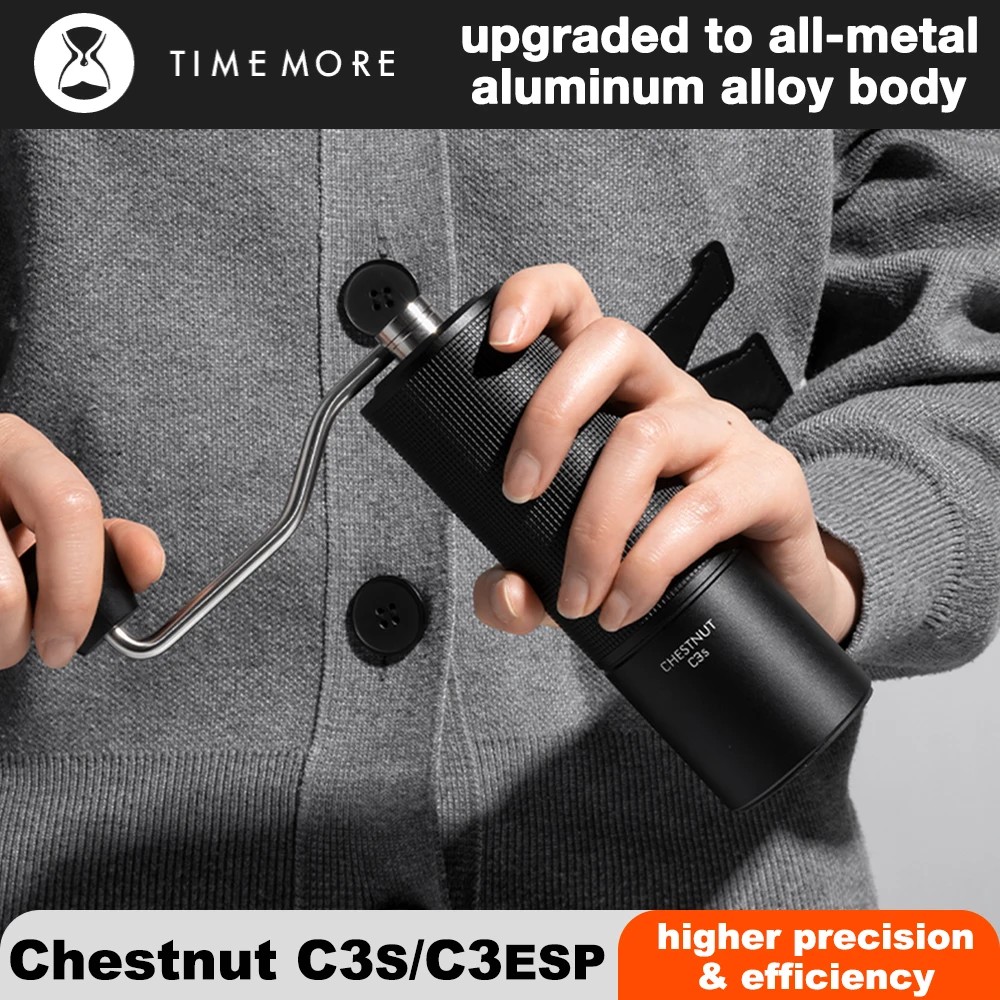 TIMEMORE Chestnut C3S / C3ESP Manual Coffee Grinder Upgrade All-metal Body & Anti-slip Design
