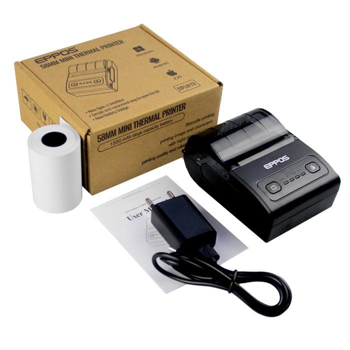 Mini Printer Bluetooth Eppos Ep5813 Cetak Struk Kasir Terlaris